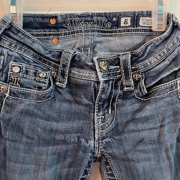 Miss Me Girls Skinny Jeans - Picture 5 of 7